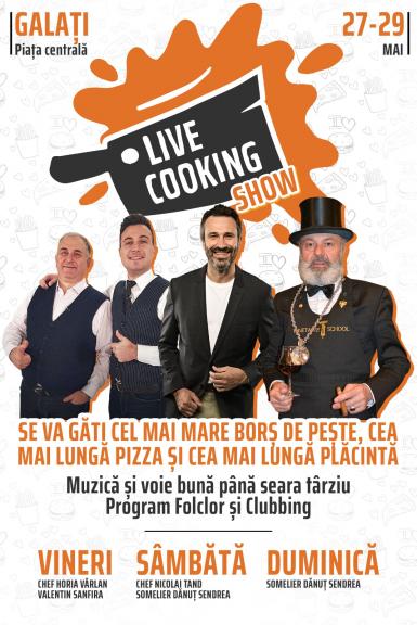 poze galati live cooking show