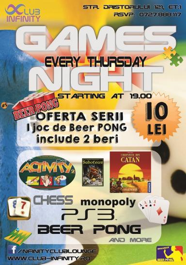 poze games night at infinity club and lounge