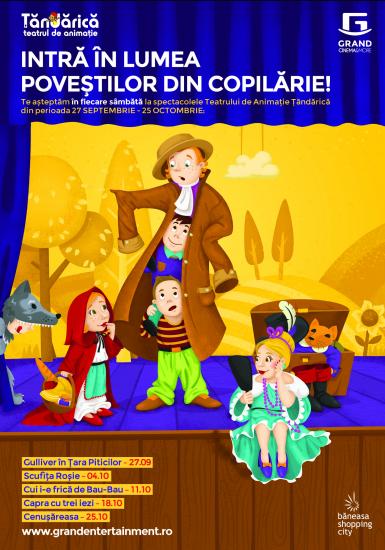 poze gulliver in tara piticilor si scufita rosie la grand cinema more