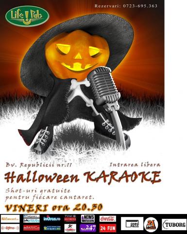 poze halloween karaoke party