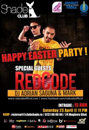 poze happy easter party in club shade