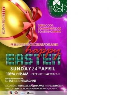 poze  happy easter party in irish club