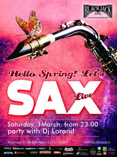 poze hello spring live sax black jack pub
