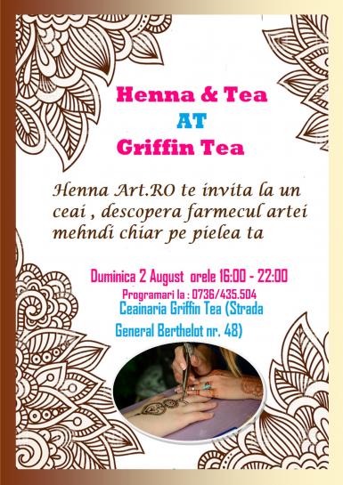 poze henna tea at griffin tea