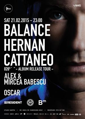 poze hernan cattaneo lansare album balance 026 in studio martin 