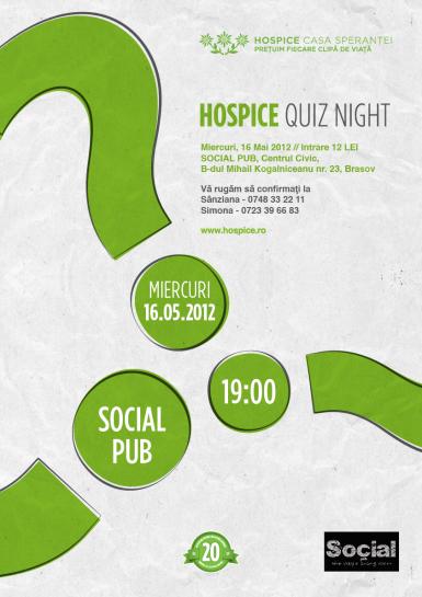 poze hospice quizz night social pub 