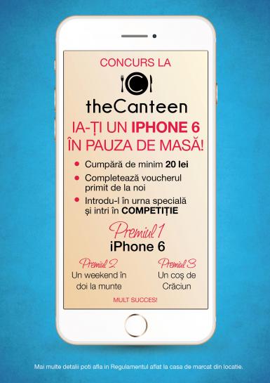 poze ia ti un iphone 6 in pauza de masa la the canteen