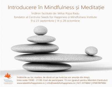 poze introducere in mindfulness si meditatie cu mihai popa radu
