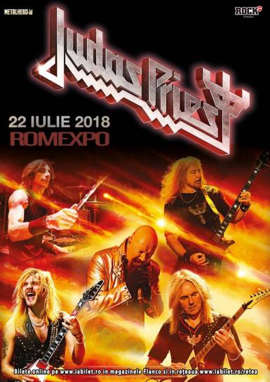 poze judas priest firepower la bucuresti