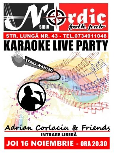 poze karaoke live party adrian corlaciu friends