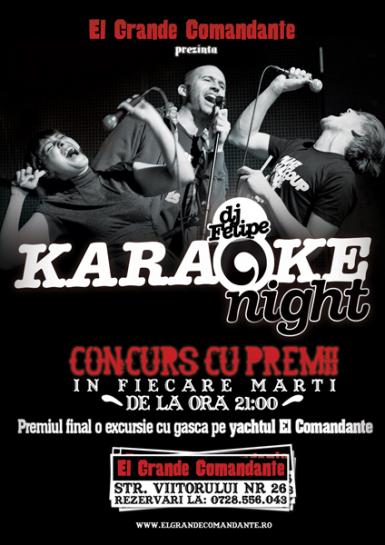 poze karaoke night in el grande comandante din bucuresti