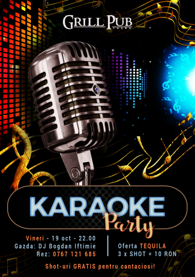 poze karaoke party bucuresti 19 octombrie grill pub