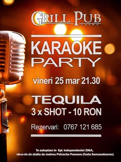 poze karaoke party in grill pub 