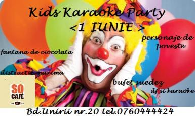 poze kids karaoke party