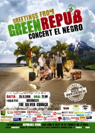 poze lansare album el negro greetings from green repub