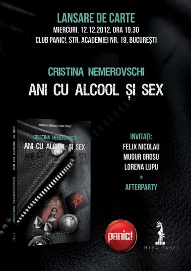 poze lansare de carte si party ani cu alcool si sex