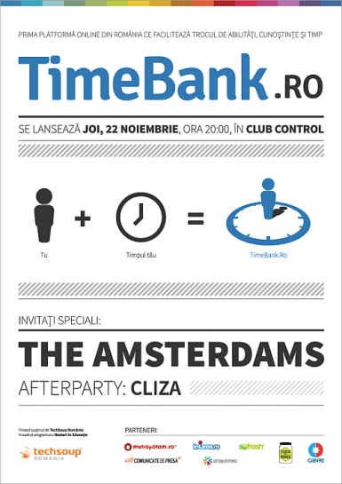 poze lansare timebank romania in club control
