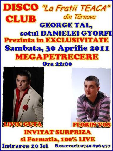 poze liviu guta florin vos un invitat surpriza live cu formatia sambata 30 aprilie 2011