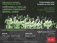 poze london community gospel choir la muzeul national de arta