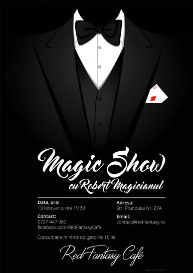 poze magic show cu magicianul robert