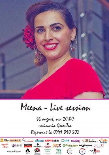poze meena music live session