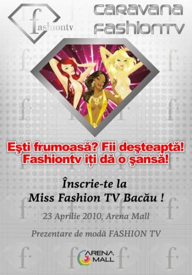poze miss fashion tv bacau in arena mall 
