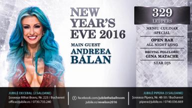 poze new year s eve 2016 cu andreea balan la jubile the ballroom