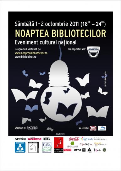 poze noaptea bibliotecilor la oradea