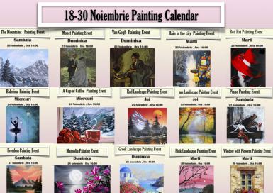 poze november painting event 