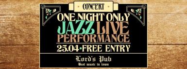 poze one night only jazz performance
