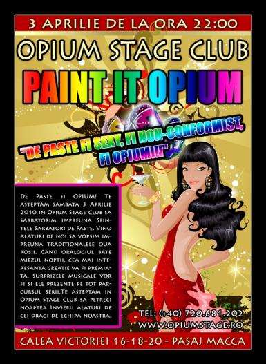 poze paint it opium 