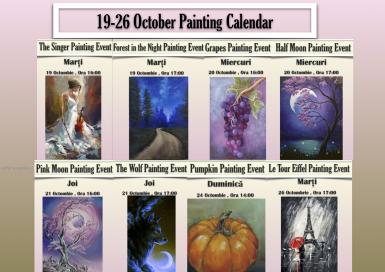 poze painting event october