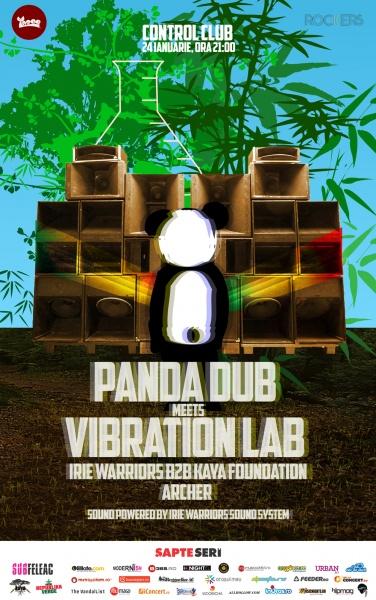 poze panda dub meets vibration lab in control club