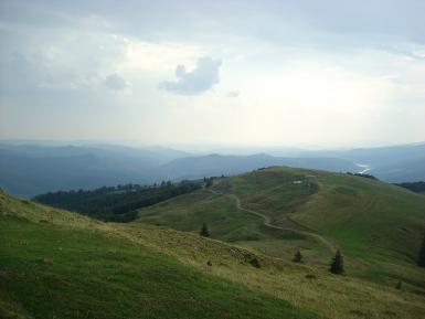 poze  pe carari de munte pana la varful crai traseu cheia mtb challen