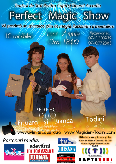 poze perfect magic show la oradea