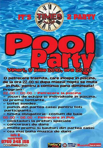 poze pool party in times pub focsani