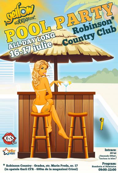 poze pool party la robinson contry club 