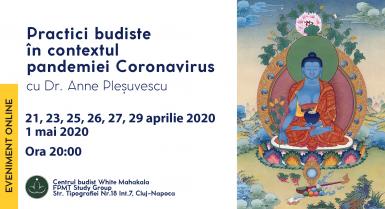 poze online practici budiste in contextul pandemiei coronavirus