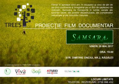 poze proiectie film documentar samsara 