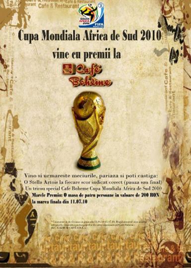 poze promotie concurs cupa mondiala 2010 la cafe boheme