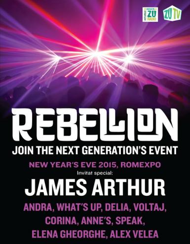 poze rebellion 2015 cu james arthur la romexpo