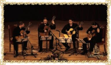 poze recital cvartetul de chitare alhambra