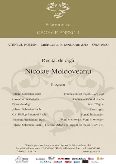 poze recital de orga nicolae moldoveanu la filarmonica george enescu 