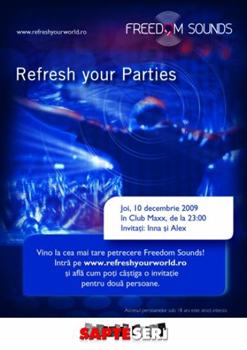 poze refresh your parties in club maxx din bucuresti