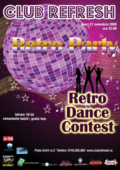 poze retro party retro dance contest
