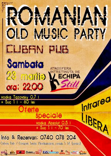 poze romanian old music party in cuban pub iasi