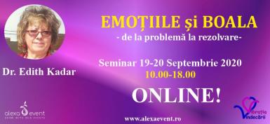 poze seminar online emotiile si boala cu dr edith kadar