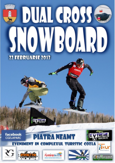 poze snowboard dual cross la piatra neamt