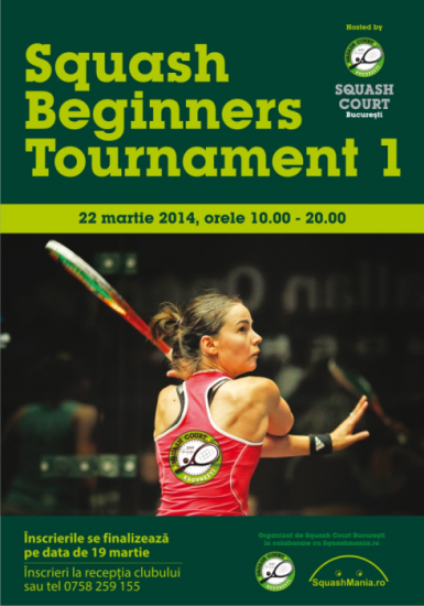 poze squash beginners tournament 1 squash court bucuresti