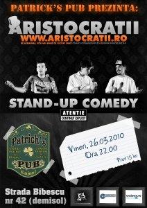 poze stand up aristocratii in patrick s pub